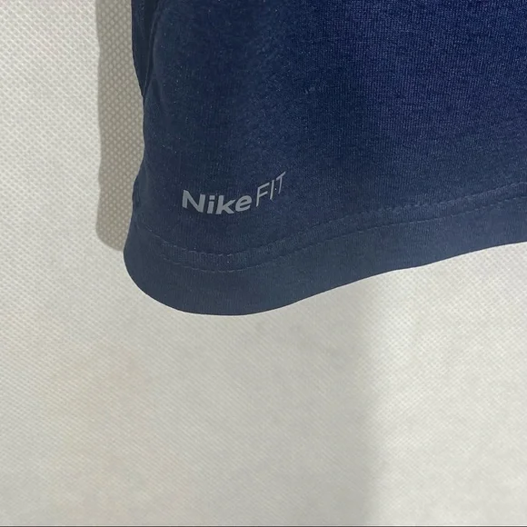 Nike Fit Dry Penn State Shirt Navy & Grey with Mesh Inserts Medium - Picture 8 of 12